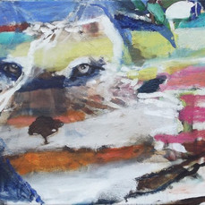 wolf with oak