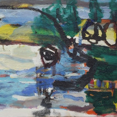 wolf with camping ground