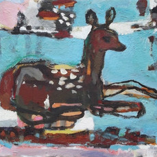deer (reclining)
