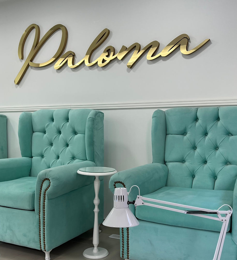 sector de pedicura Paloma Nails