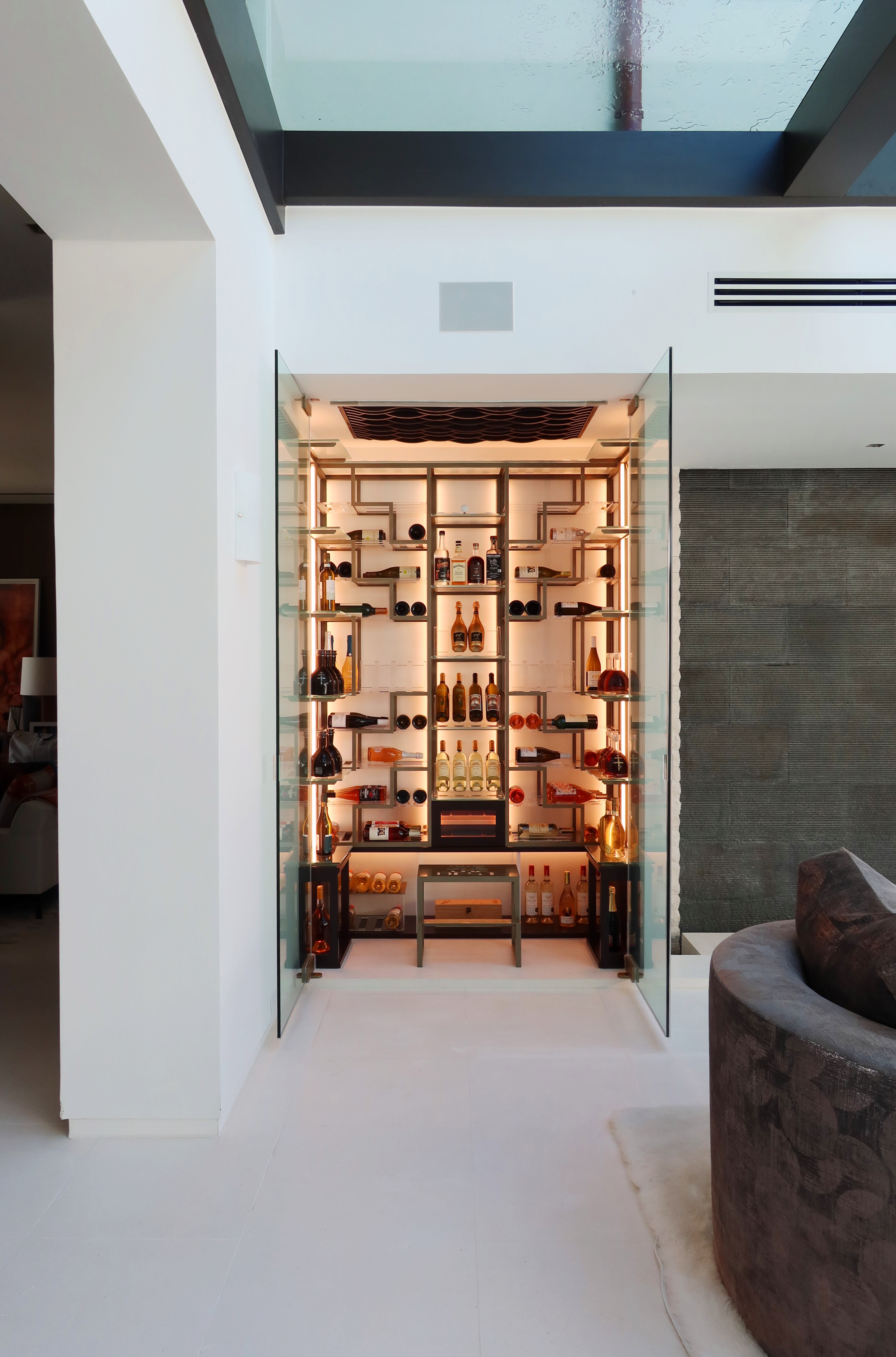 Casa NEOS restaurant wine cellar Miami FL – Dragon Cellars