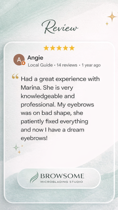 Laser Tattoo Removal review at Browsome Microblading Doral Miami FL