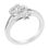 Thumbnail: .925 Sterling Silver Diamond Heart Accent Ring (1/20 Cttw, H-I Color,
