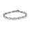 Thumbnail: 14K White Gold 2.00 Cttw Invisble-Set Princess Diamond Link Bracelet (