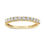 Thumbnail: 14K Yellow Gold Plated .925 Sterling Silver 1/2 cttw Shared Prong Set