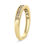 Thumbnail: 14K Yellow Gold Plated .925 Sterling Silver 1/2 Cttw Channel Set Round