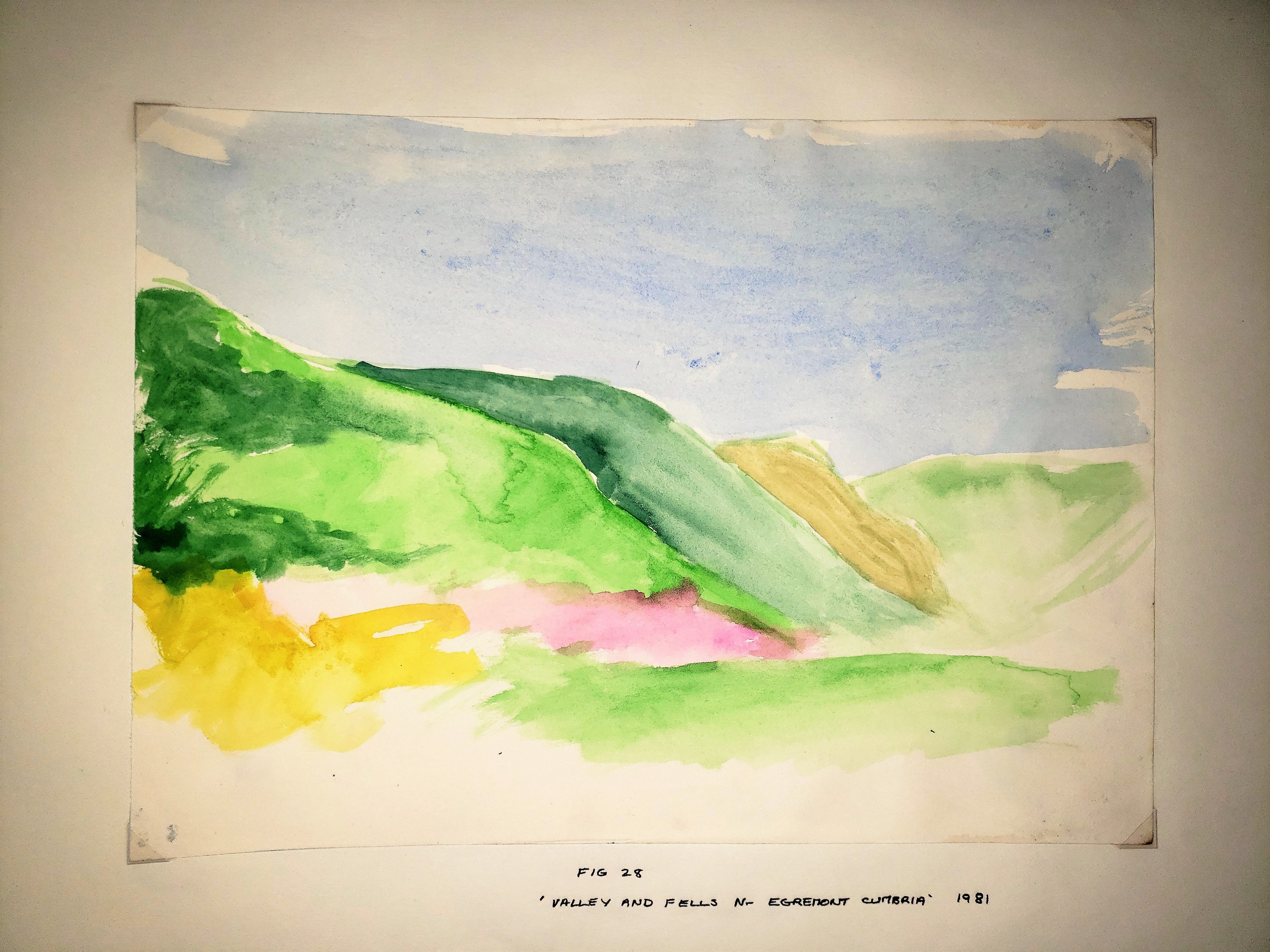 Valley and Fells near Egremont Cumbria