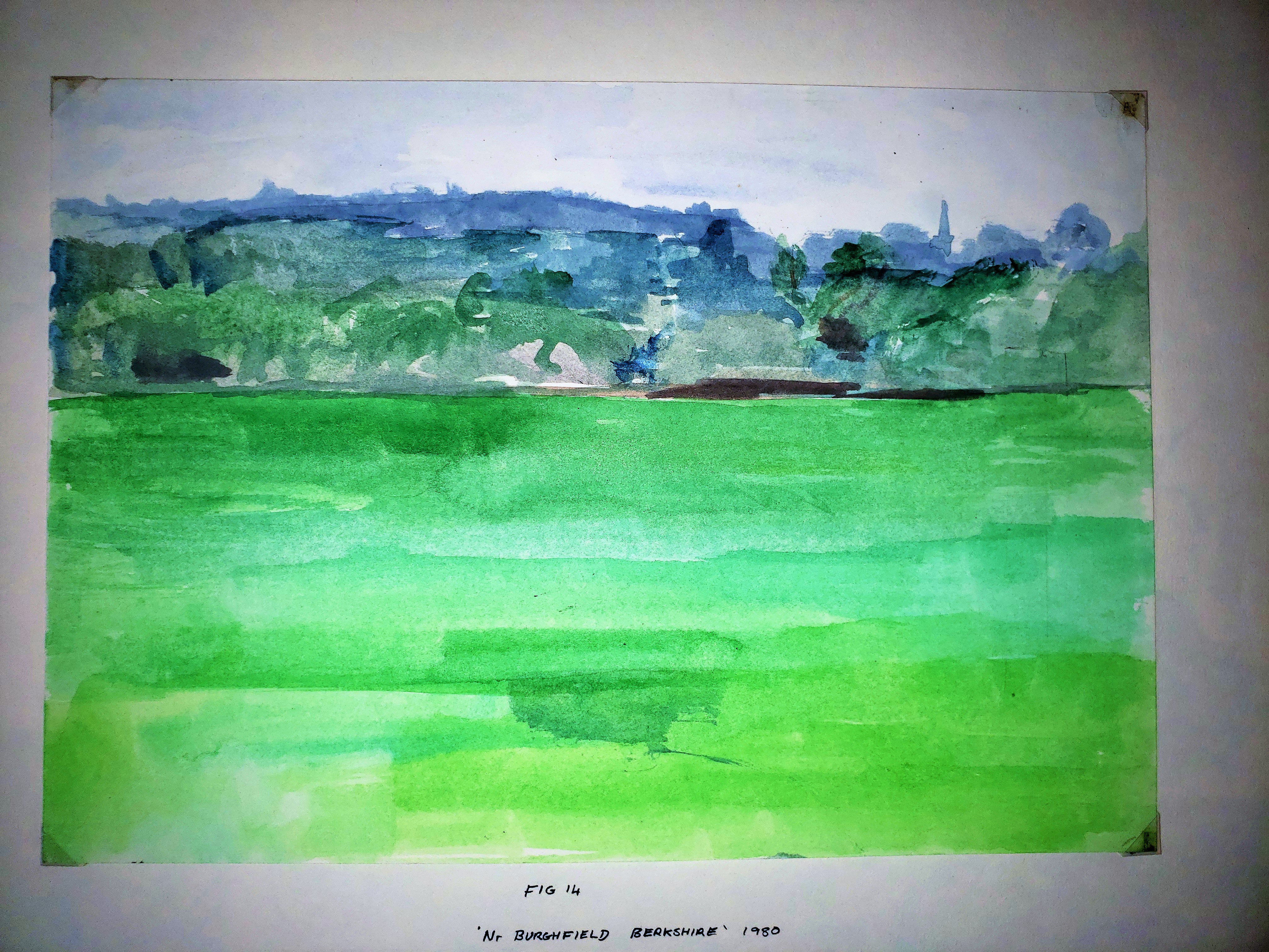 Fields at Burghfield Berkshire