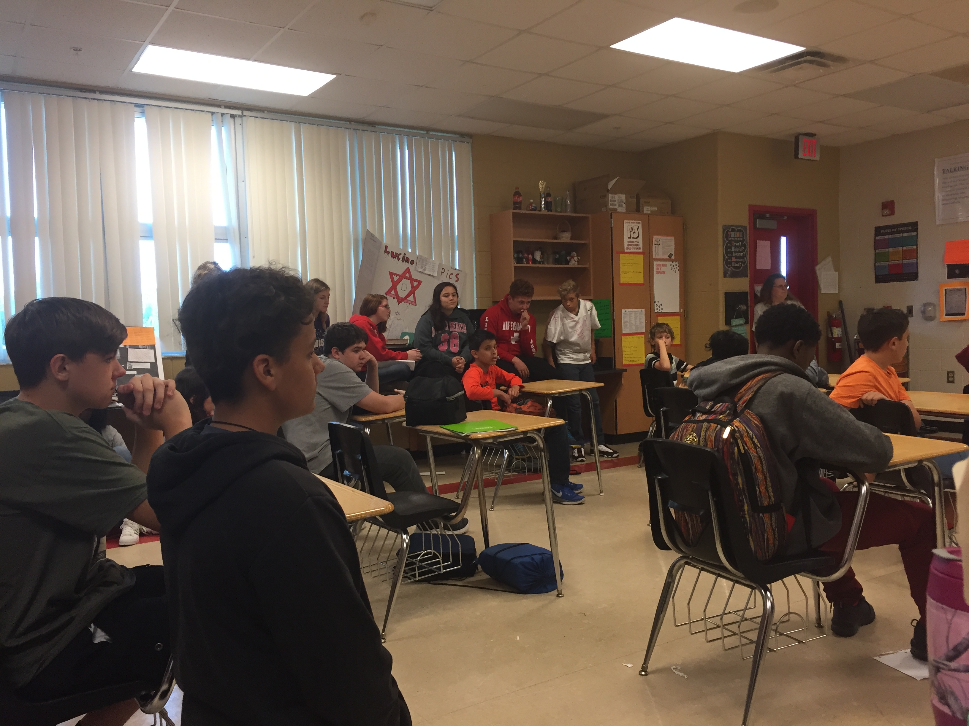 Visit to Ms. Jones' Room - Holocaust