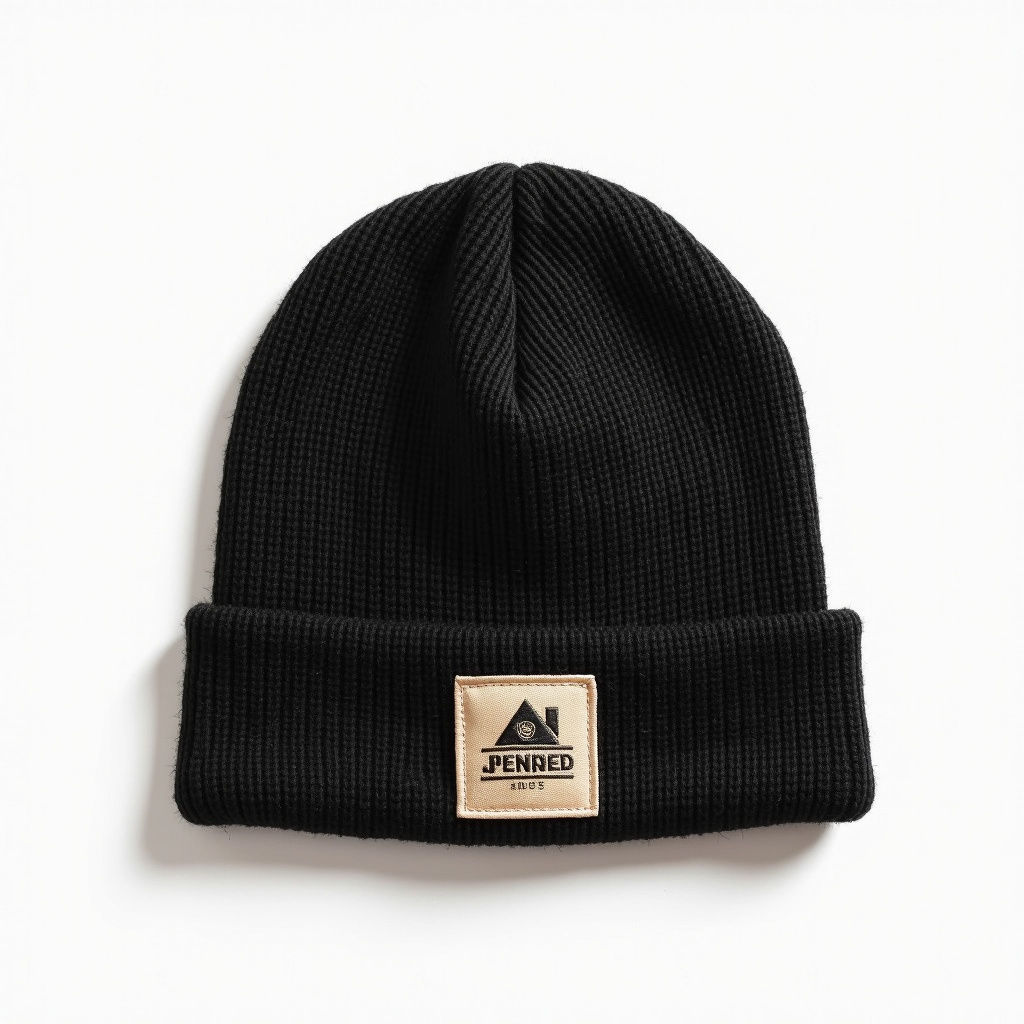 Distressed College Beanie