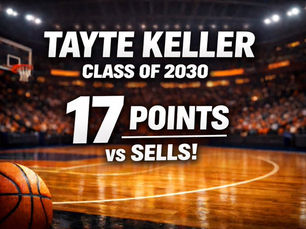 Tayte Kellar Class of 2030 17 points vs Dublin Sells for Marysville Prep