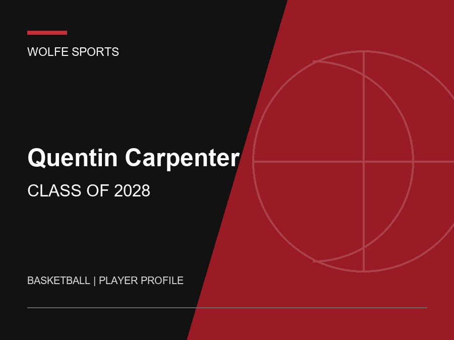 Quentin Carpenter, Class of 2028 basketball player profile