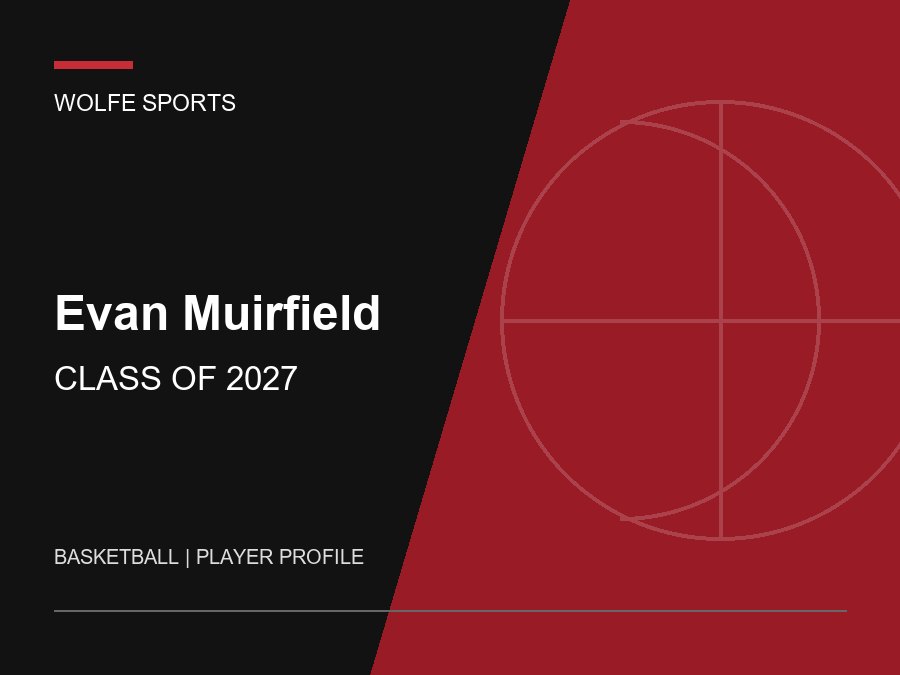 Evan Muirfield, Class of 2027 basketball player profile