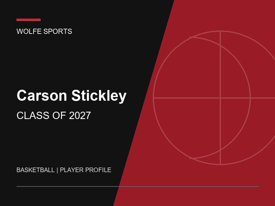 Carson Stickley, Class of 2027 basketball player profile