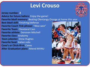 Featured Senior: Levi Crouso, Marysville High School Basketball