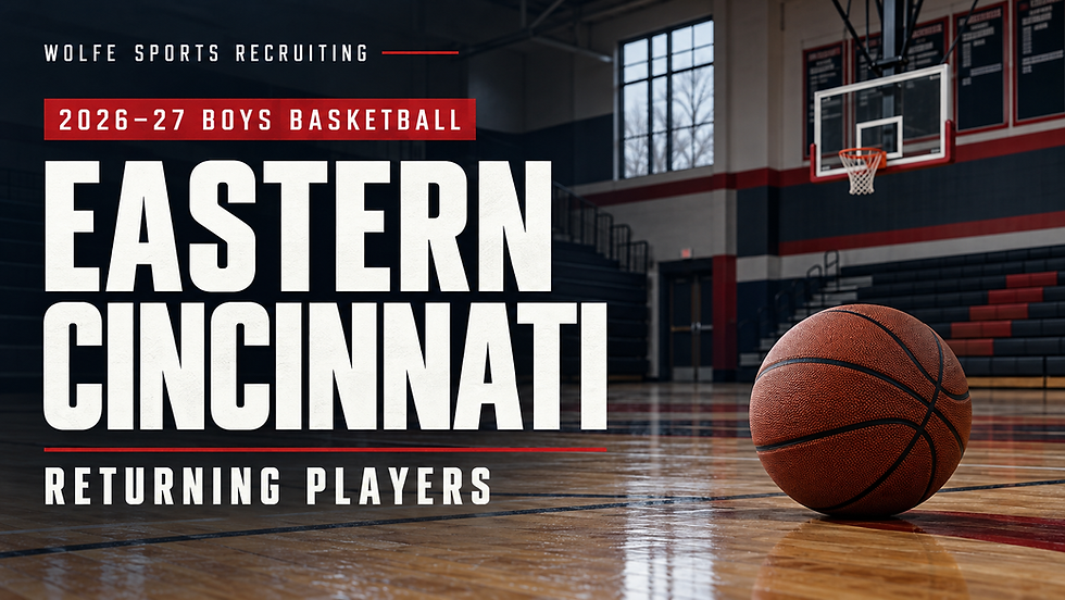 Eastern Cincinnati returning-player series: basketball and empty gym, 2026–27