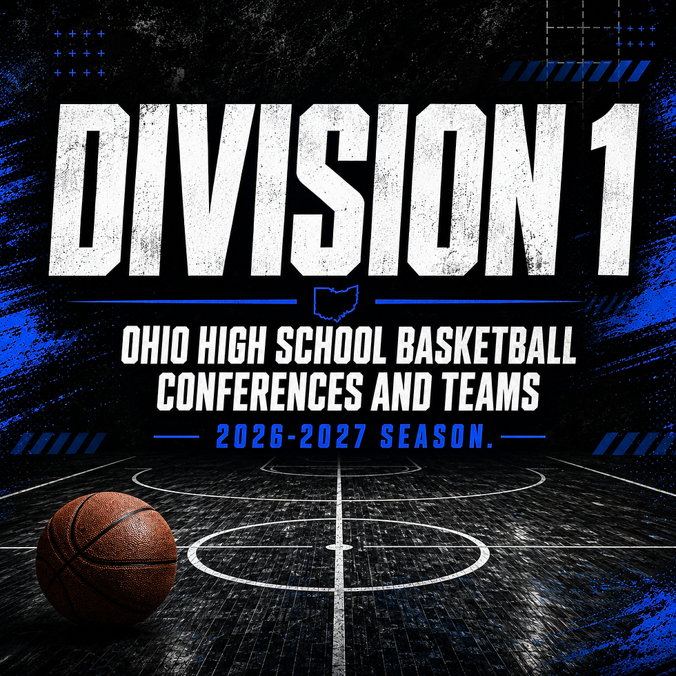 Division 1: Ohio High School Basketball Teams and Conferences
