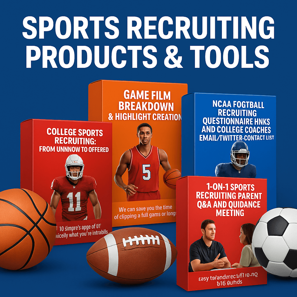 College Sports Recruiting Bundle
