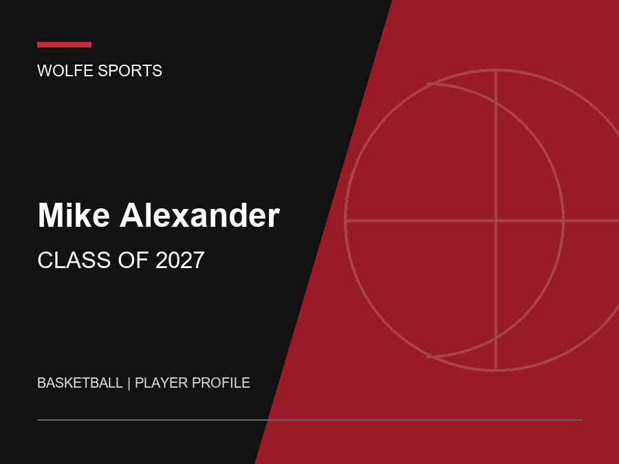 Mike Alexander, Class of 2027 basketball player profile