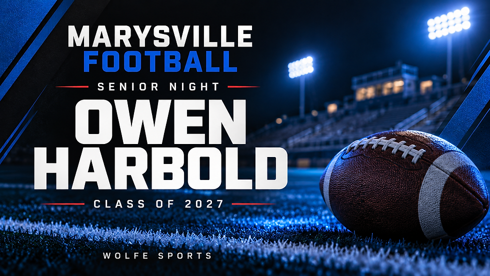 Owen Harbold’s Defensive Production Earns a Marysville Senior Night Salute — article cover