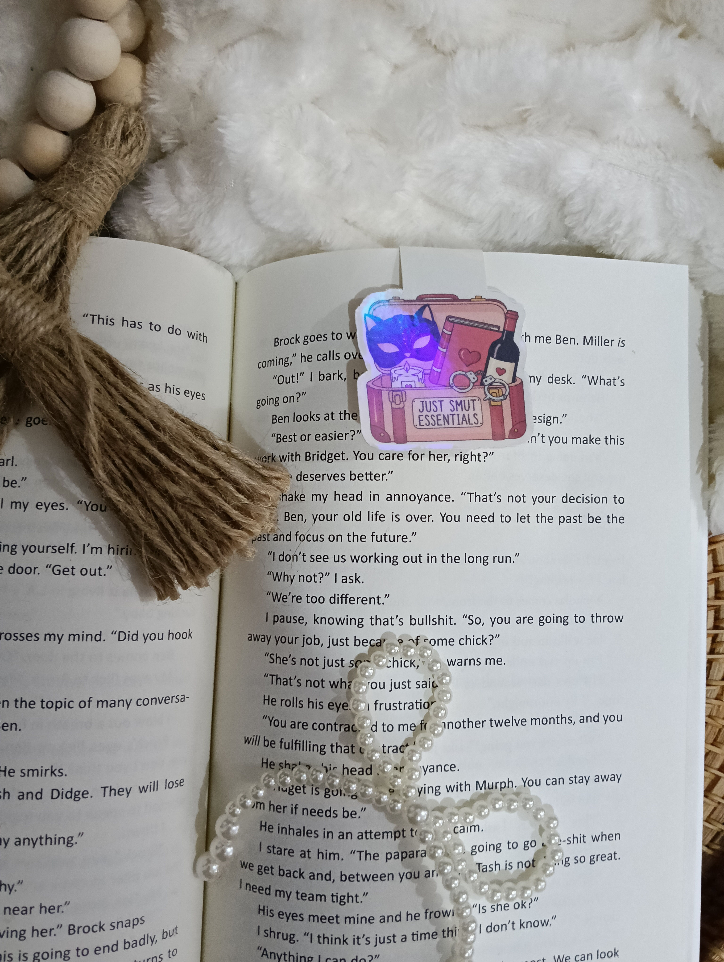 Just Smut Essentials Holographic Magnetic Bookmark