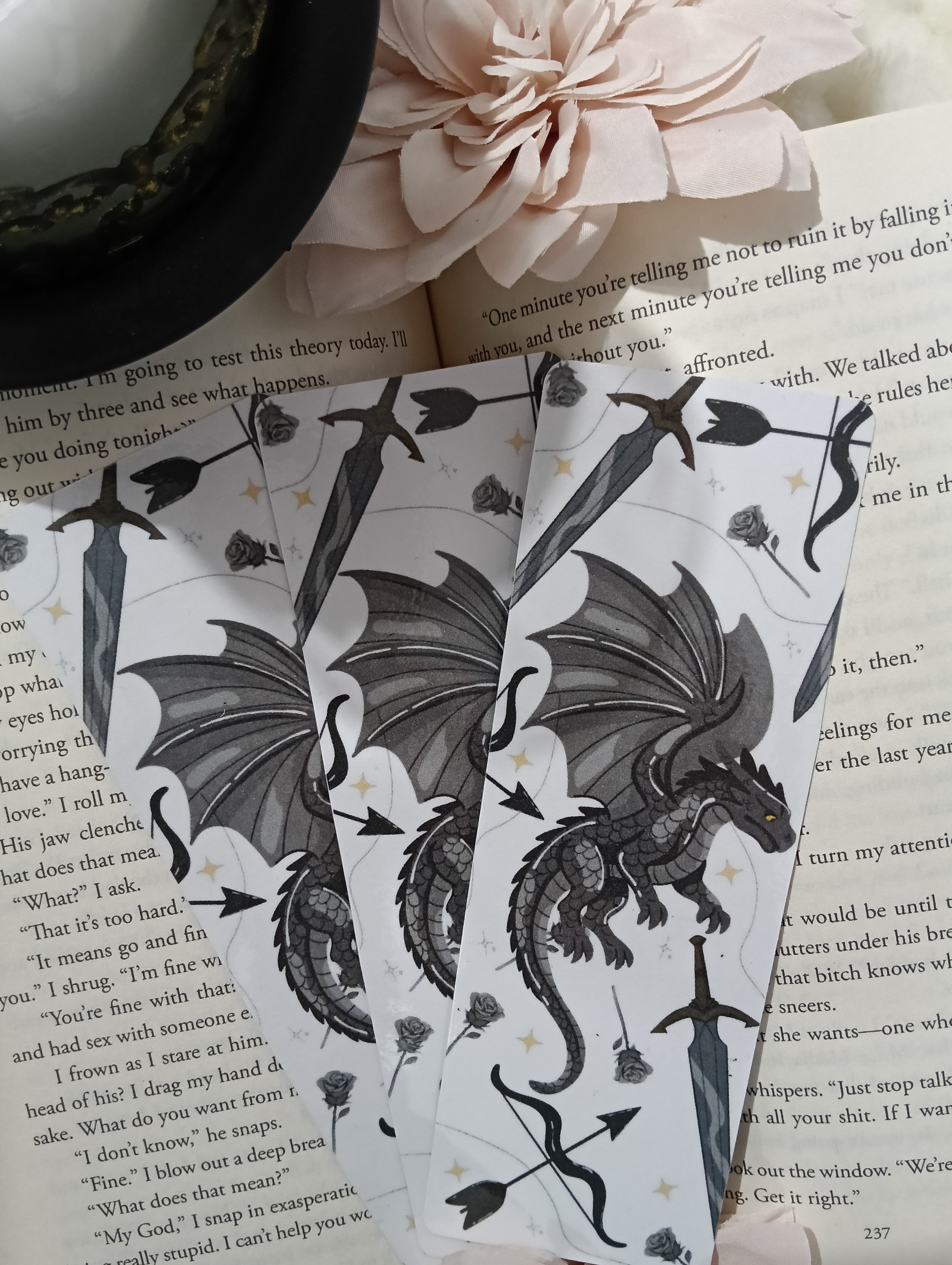 Fantasy dragon bookmark
