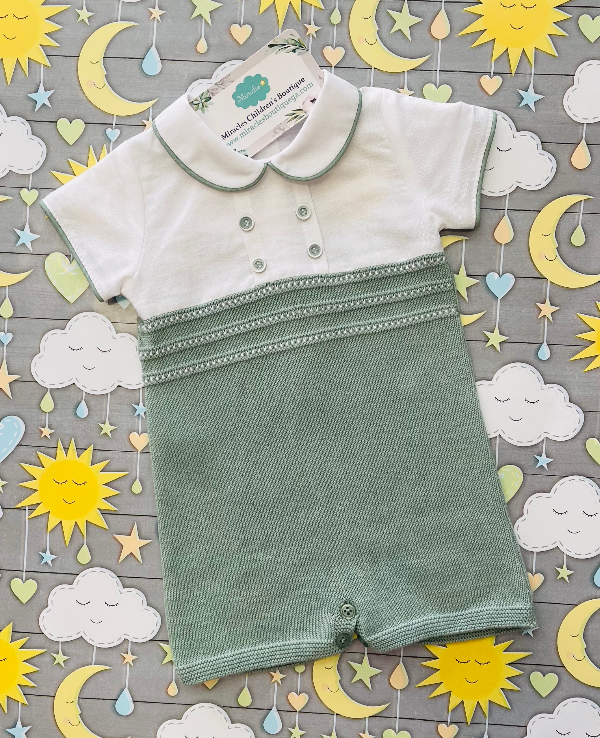 Knitted linen Romper Paz Rodriguez