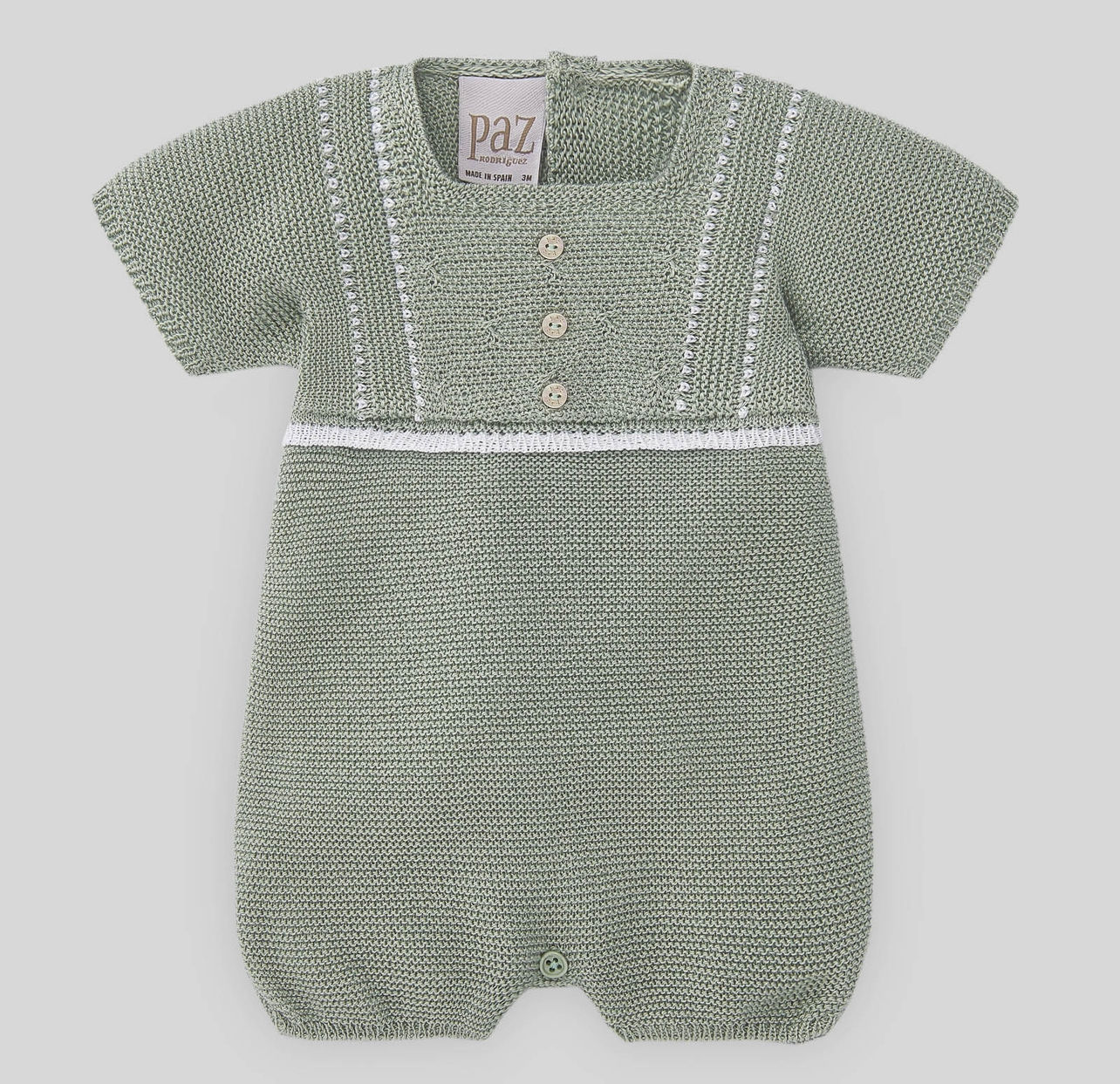 Knitted Mint Green Romper