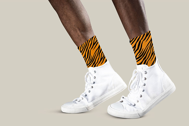 Spirit Socks Tiger Stripes
