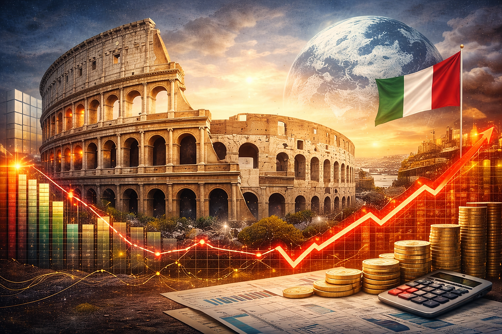 Italia: crescita fragile e nuove tensioni globali