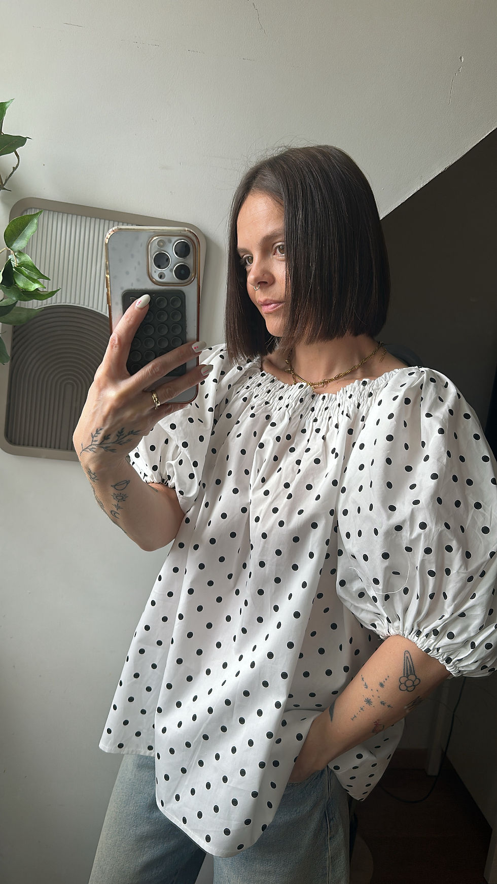 Miniature : Blouse à pois 