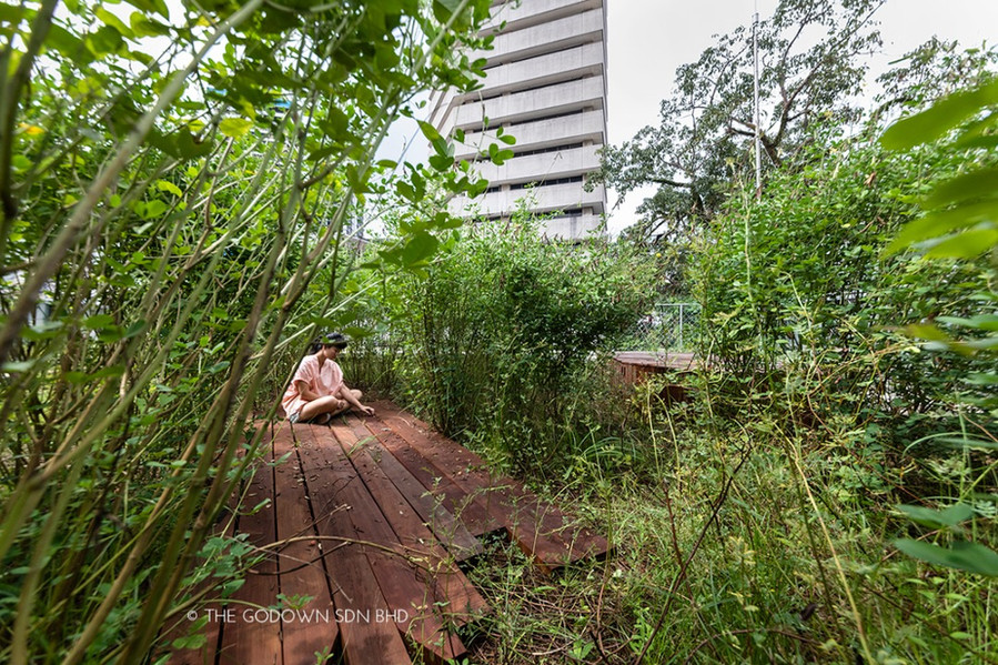 roof garden, cool space in KL