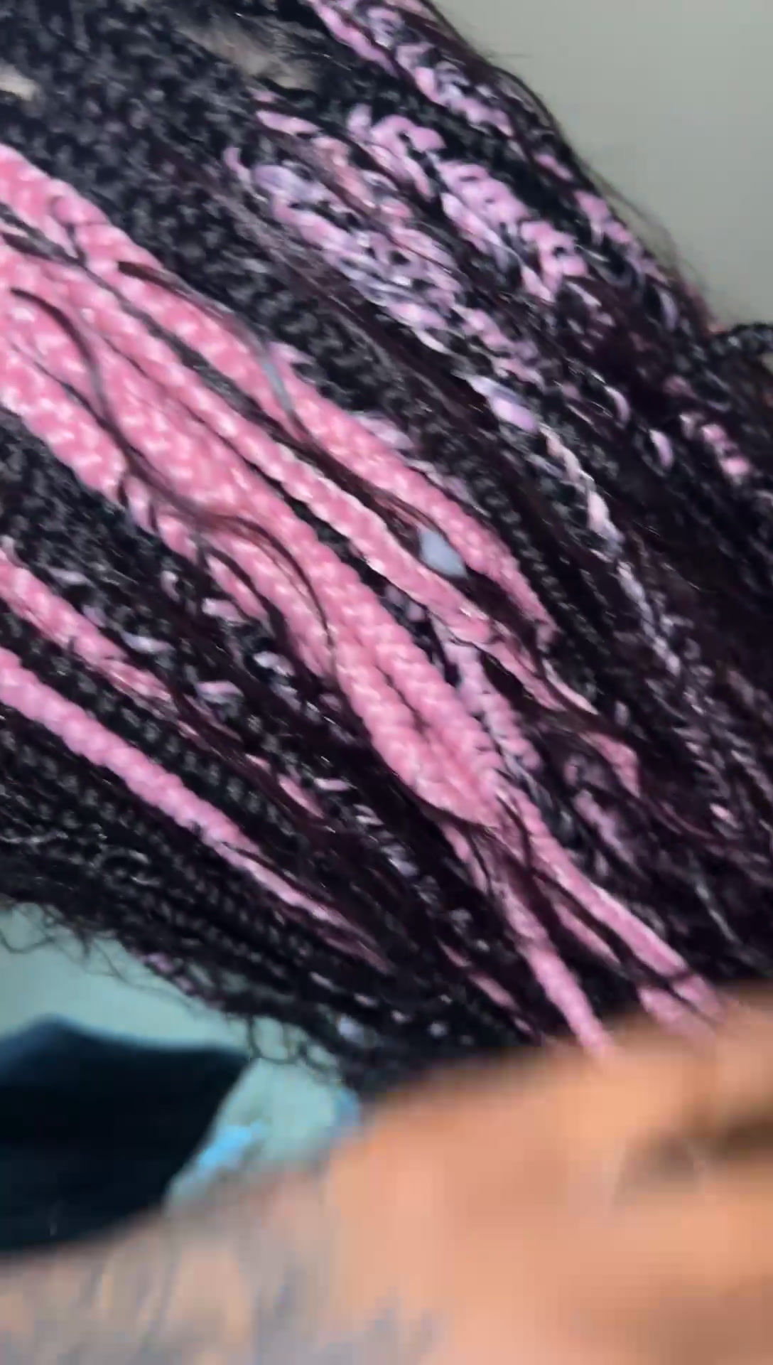 Pink Eclipse Boho Knotless