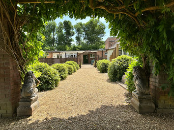 Dorset outdoor marquee wedding walled garden party function venue