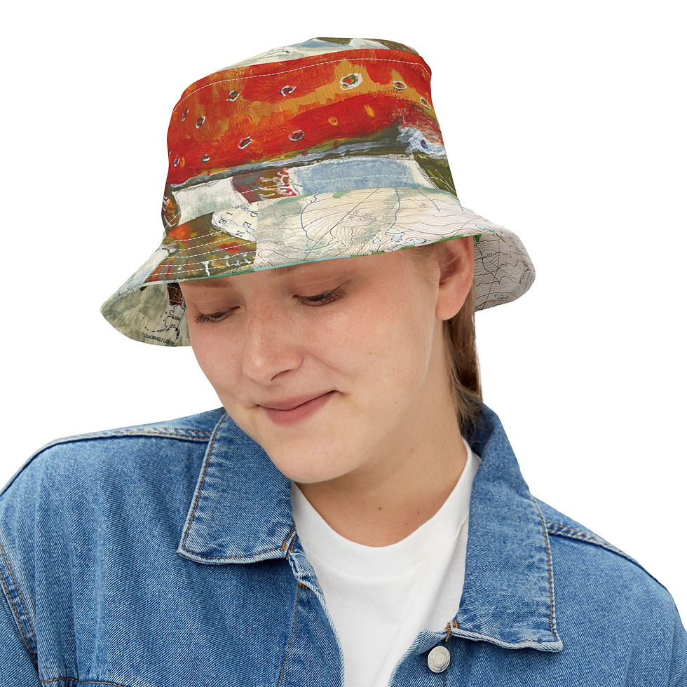 Thumbnail: "Brook Trout Alaska" Bucket Hat 