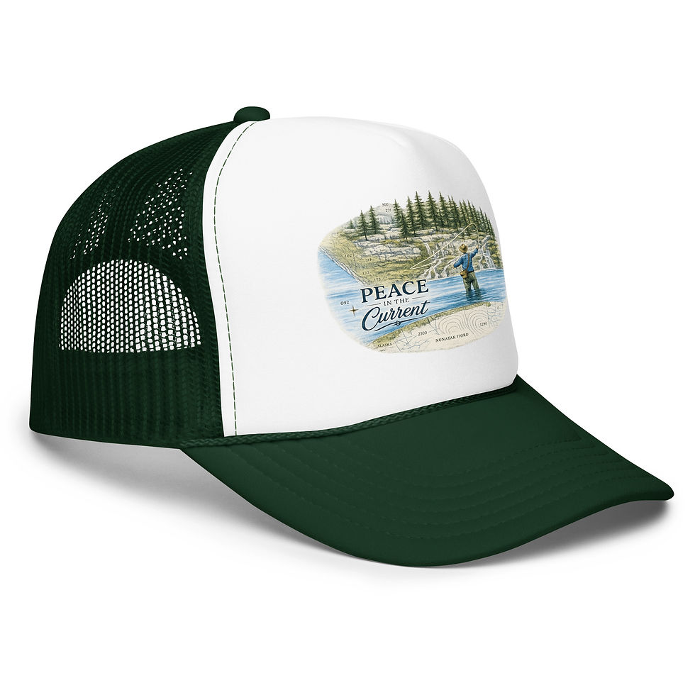 Thumbnail: PEACE IN THE CURRENT FOAM TRUCKER HAT 