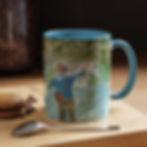 Thumbnail: Fly Fishing Alaska Accent Coffee Mug (11, 15oz)