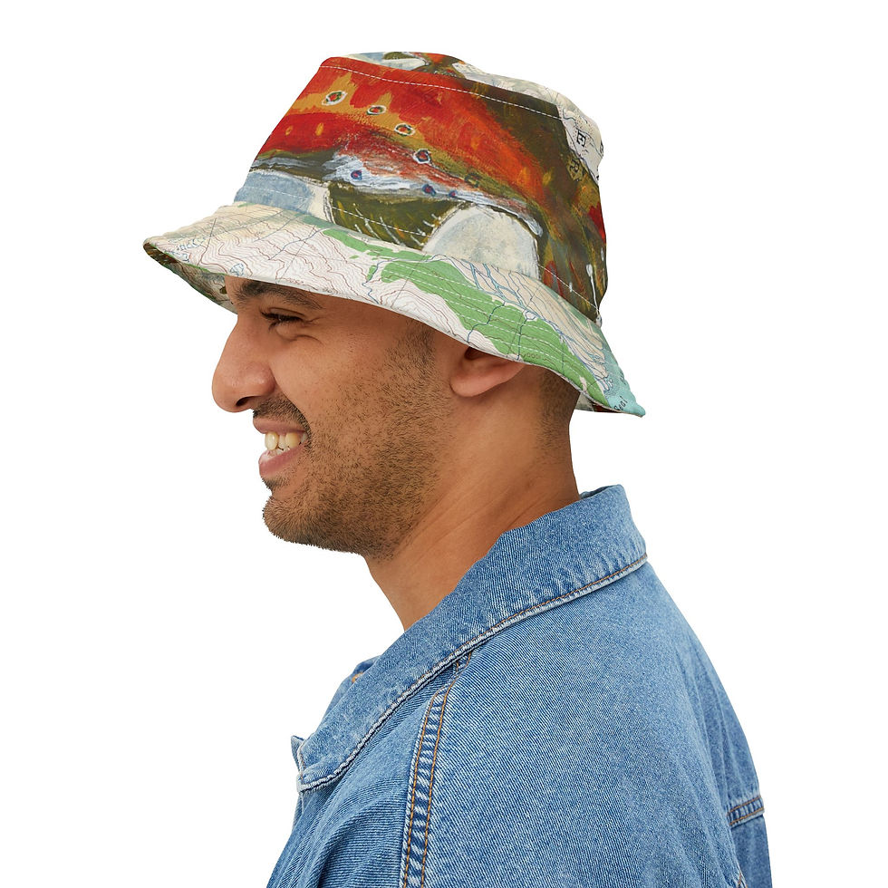 Thumbnail: "Brook Trout Alaska" Bucket Hat 