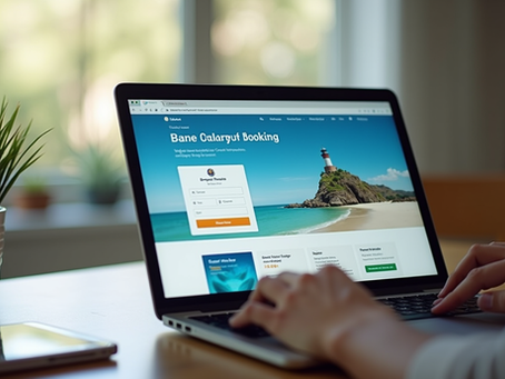 Guest typing on a laptop