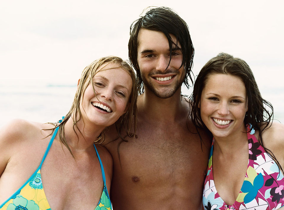 Friends at the Beach