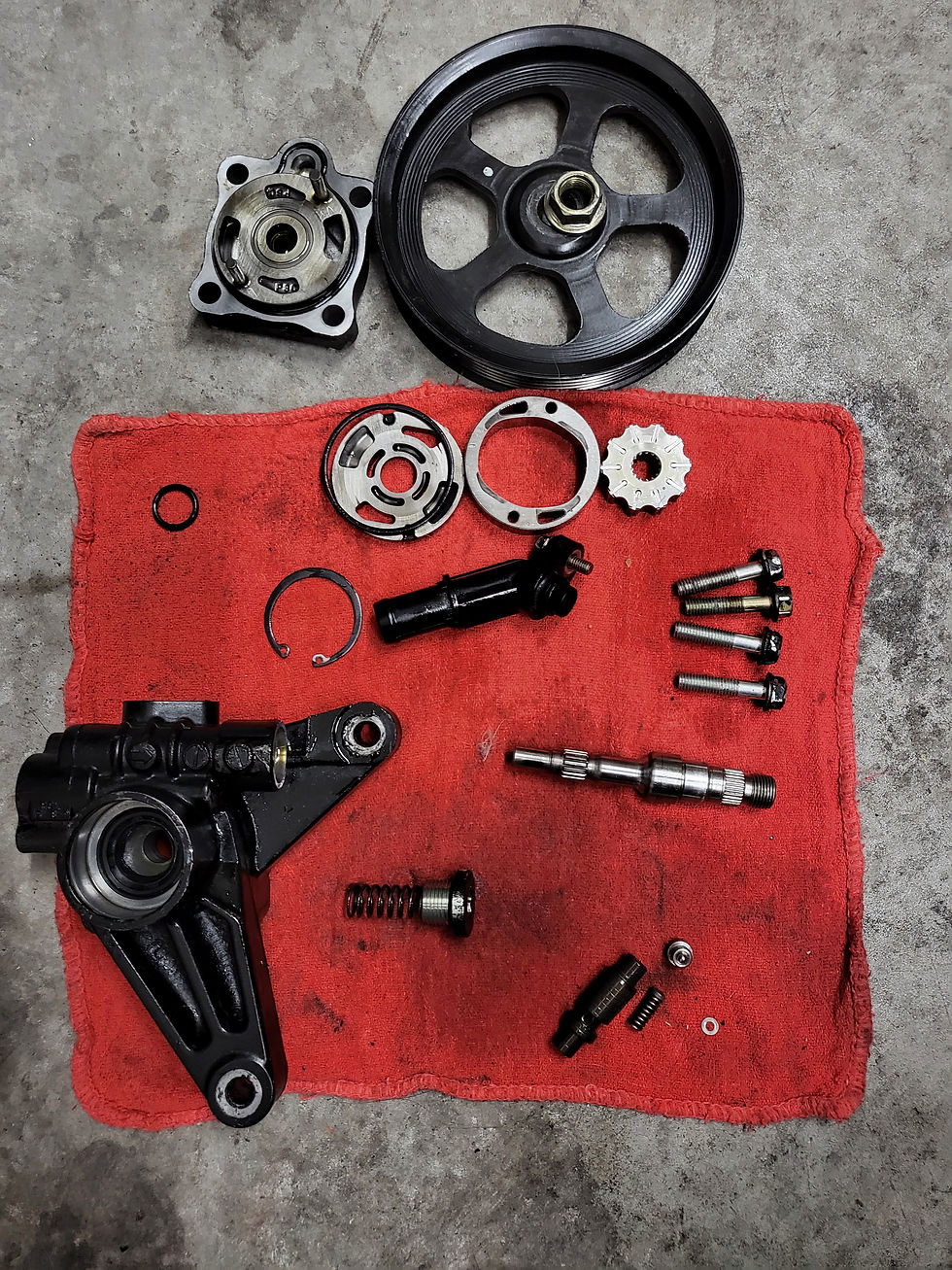 1st Gen Honda Ridgeline Power Steering Pump Rebuild