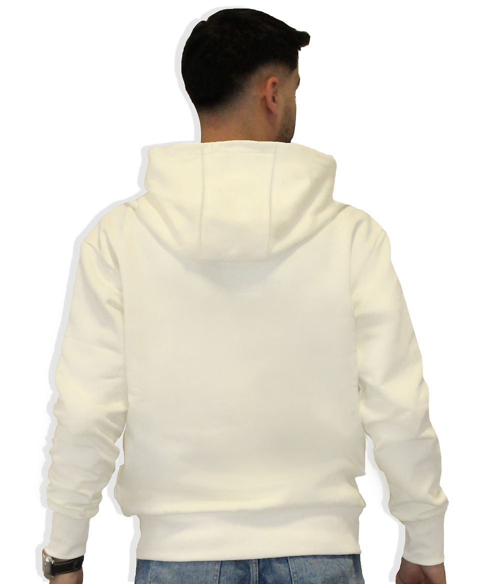 Küçük resim: Atölye Rumeli Natural Beyaz Unisex Hoodie – Numb | Rumeli Üniversitesi