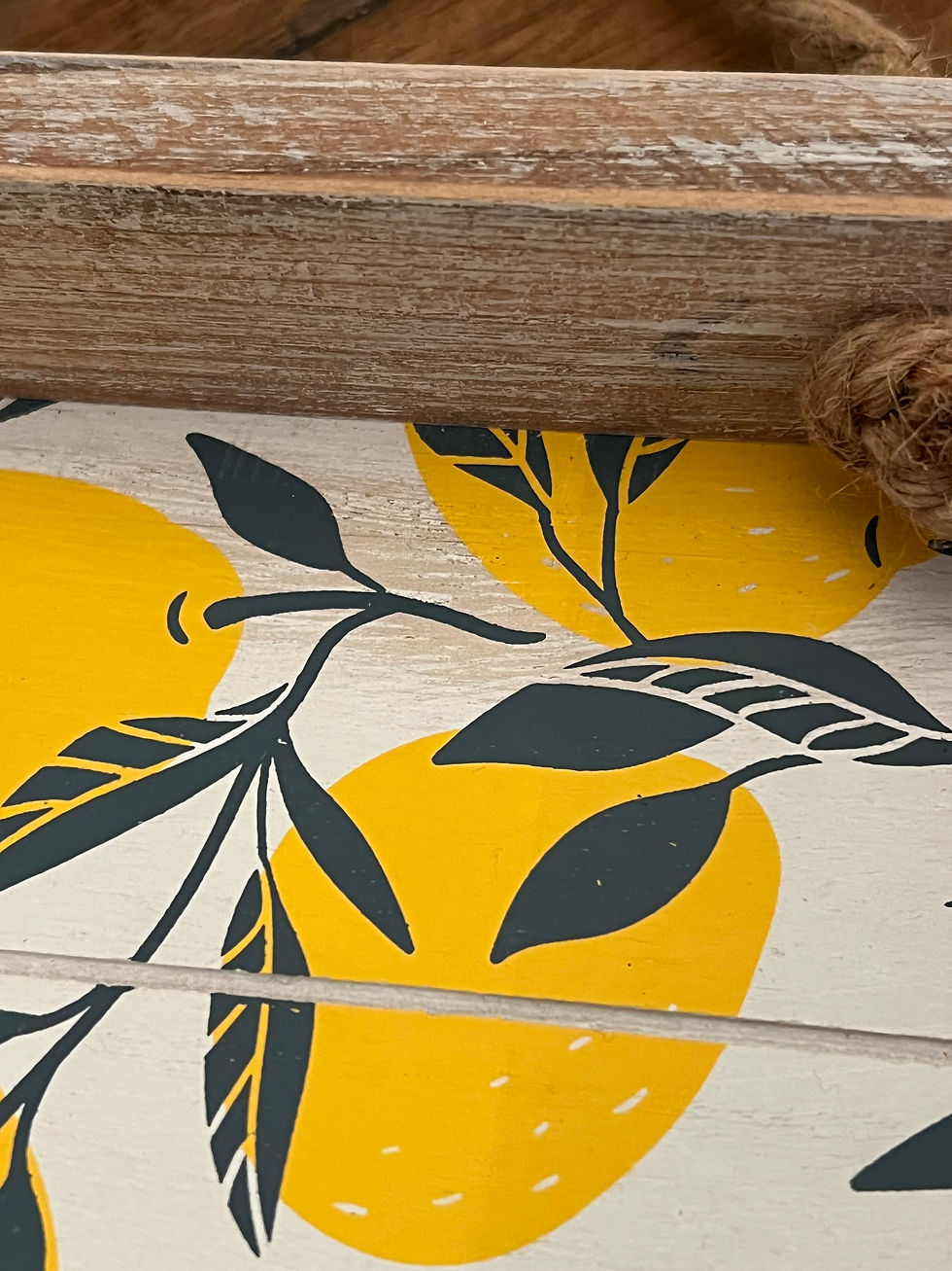 Thumbnail: Lemon Wood Tray, 8x12"