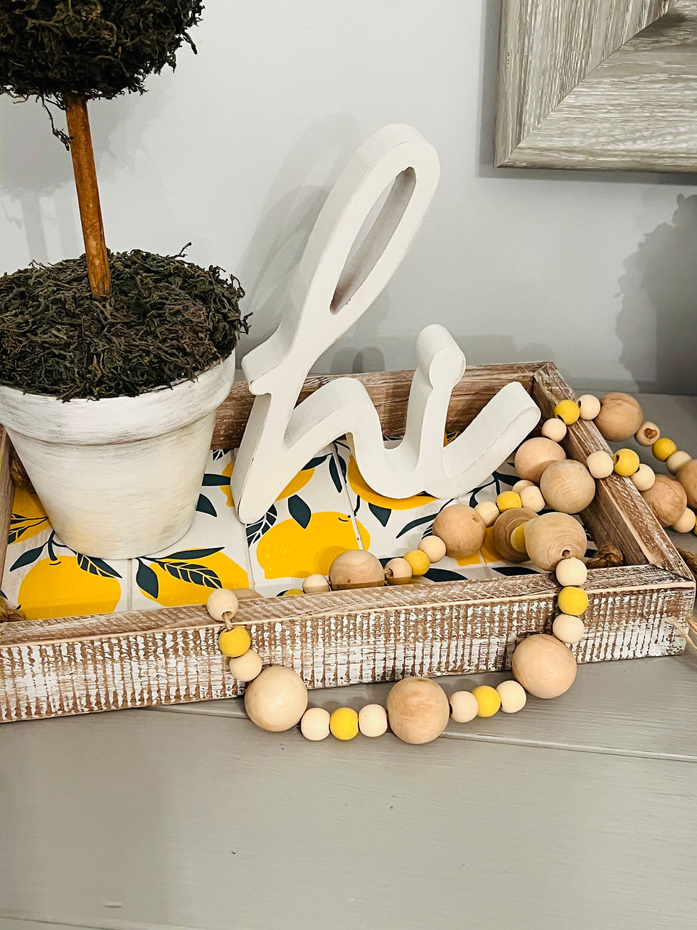 Thumbnail: Lemon Wood Tray, 8x12"