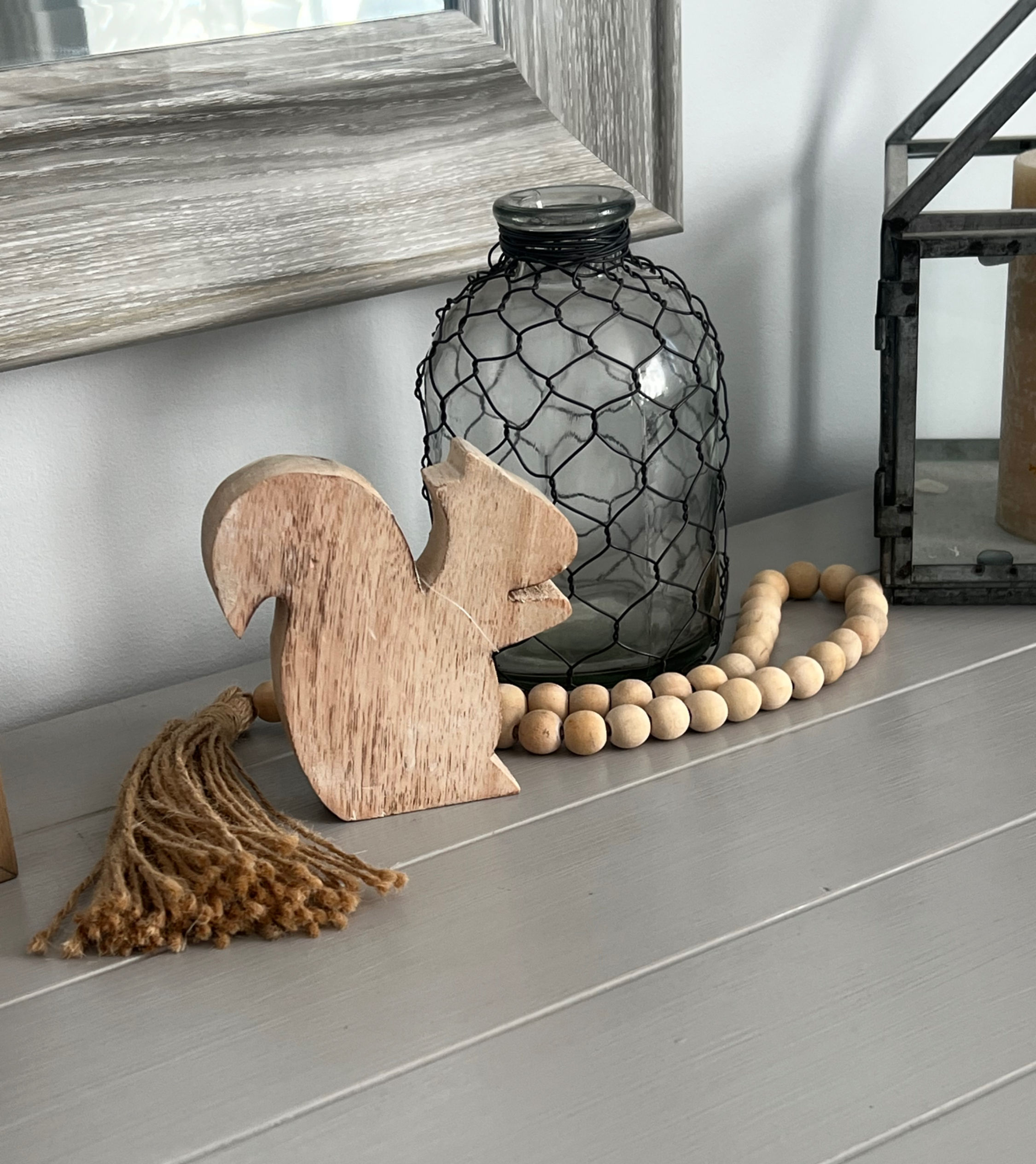 Squirrel Mango Wood Cutout