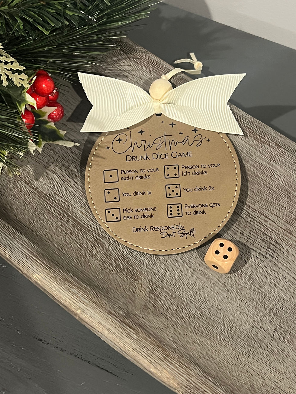 Thumbnail: Christmas Drunk Dice Game Ornament