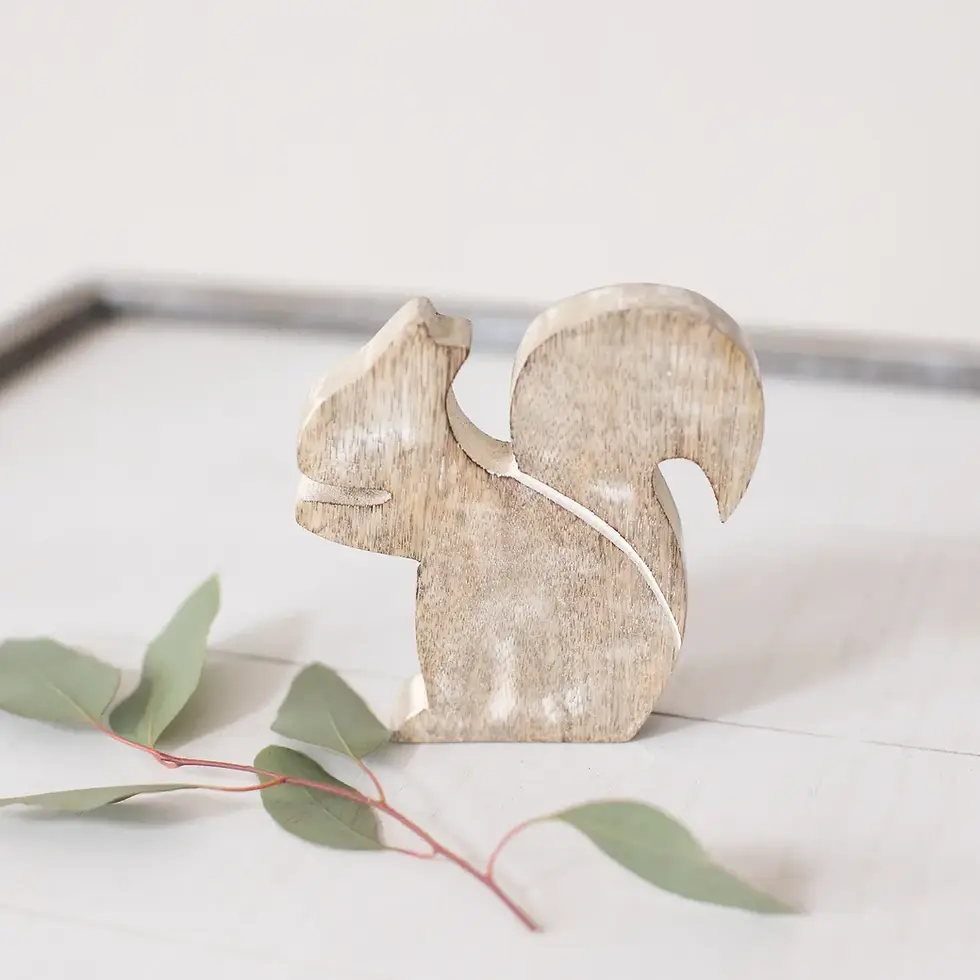 Thumbnail: Squirrel Mango Wood Cutout
