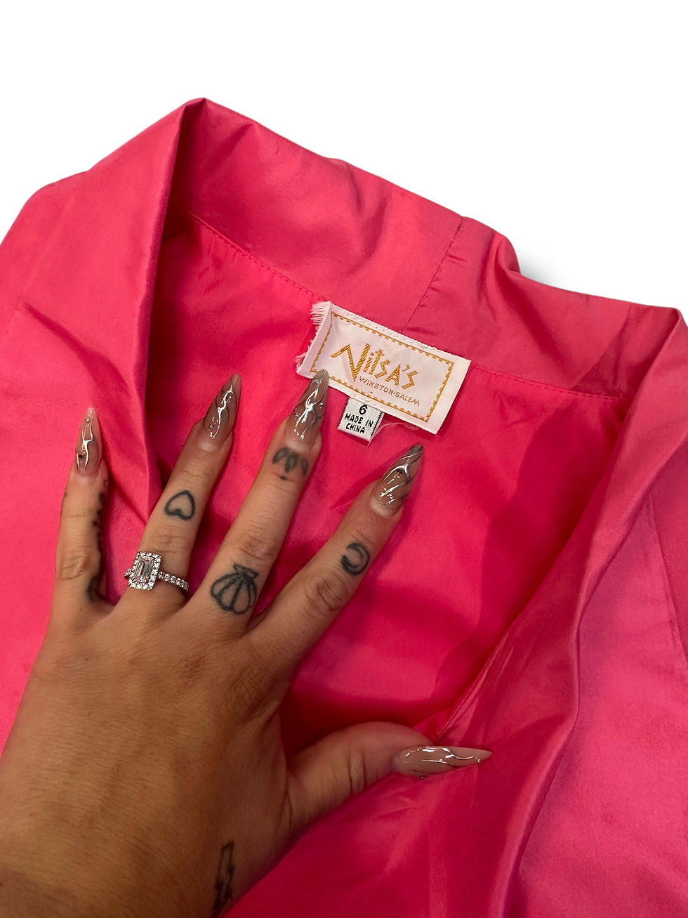 Thumbnail: Pink Y2k Ruffle Tank (M)