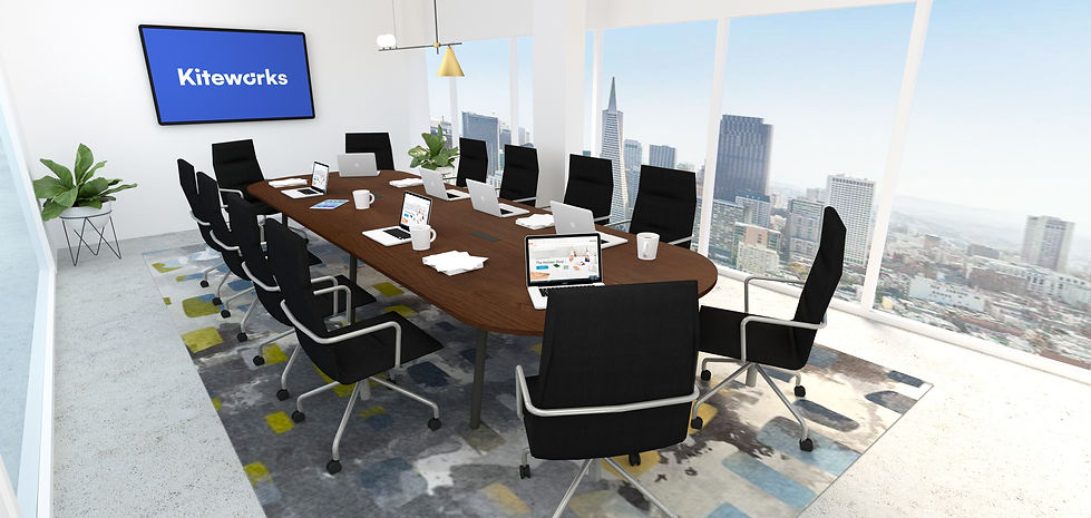 3D rendering of conference room