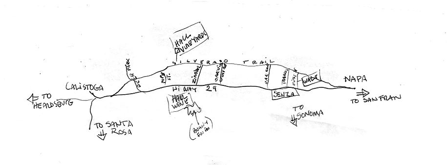 Early sketch of map for mural design